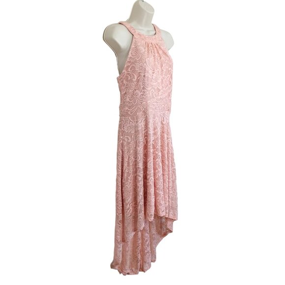 Bery Love Juniors Women's Lyrical Dance Dress Lace Size L Salmon Color Sleeveles - Picture 6 of 13